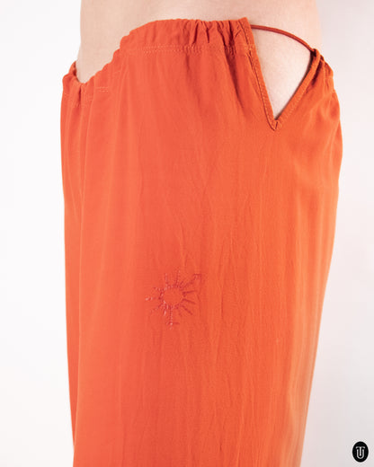 00's Jean Paul Gaultier Orange Cotton Trousers L