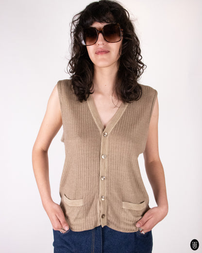 90's Prada Wool Vest L