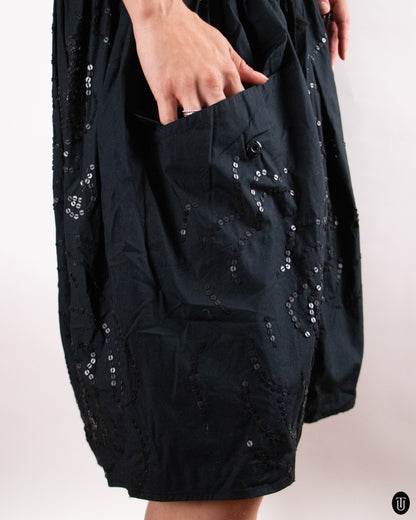 00's Dries Van Noten Sequin Oversized Dress L