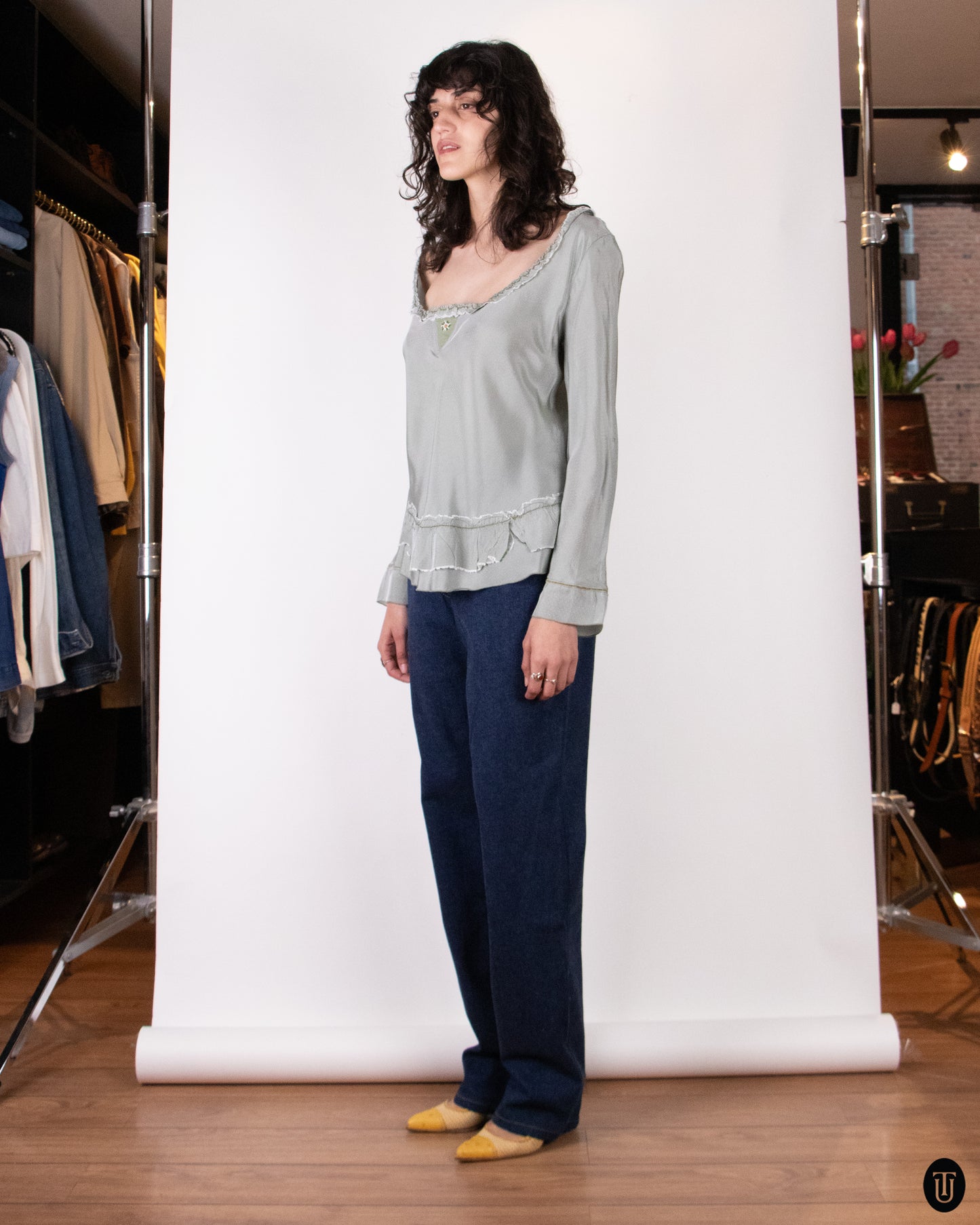 00's Martihe + Francois Girbaud Grey Top M
