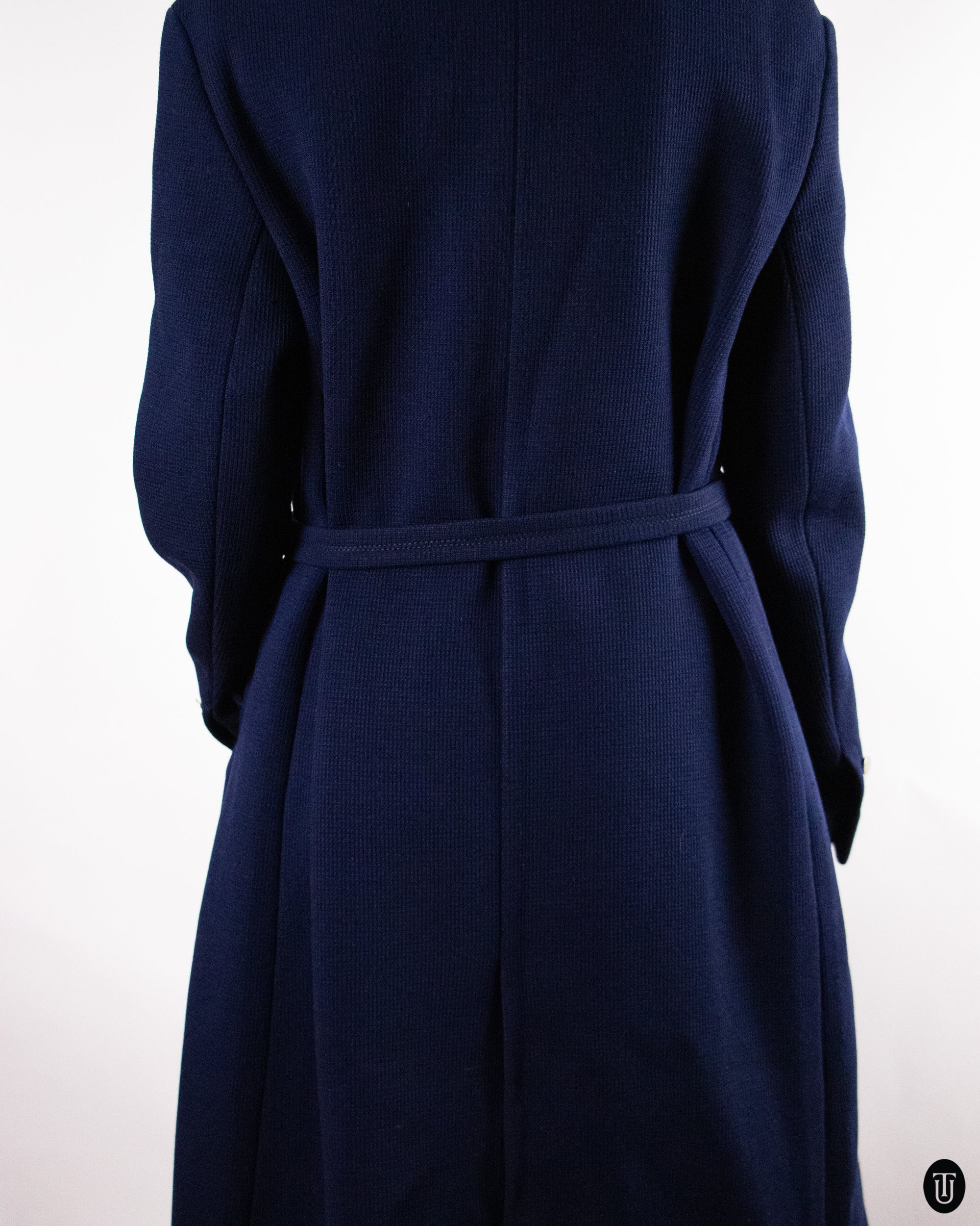 70's Hermes Utilitarian Wool Coat M