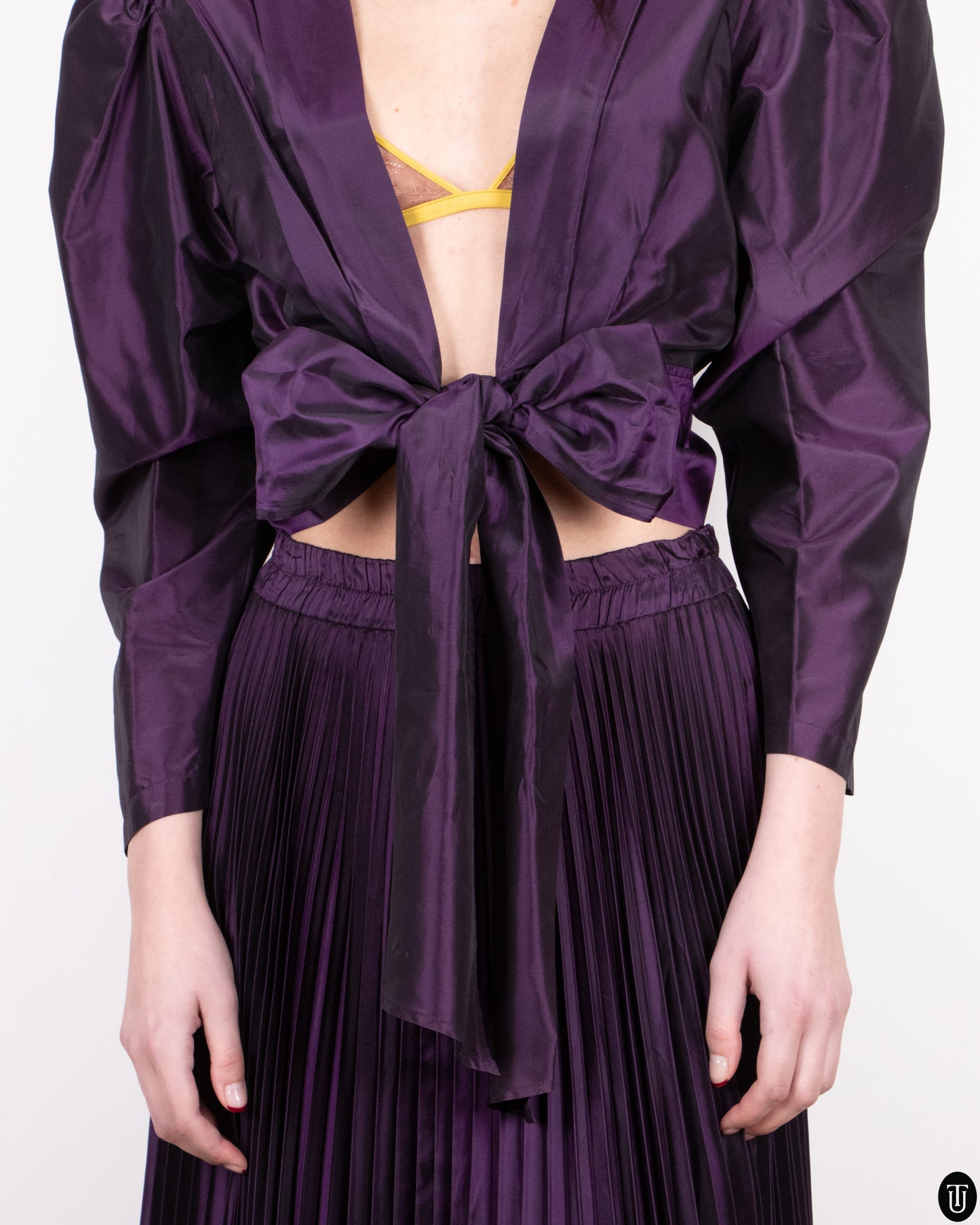 80's Yves Saint Laurent Skirt Set S