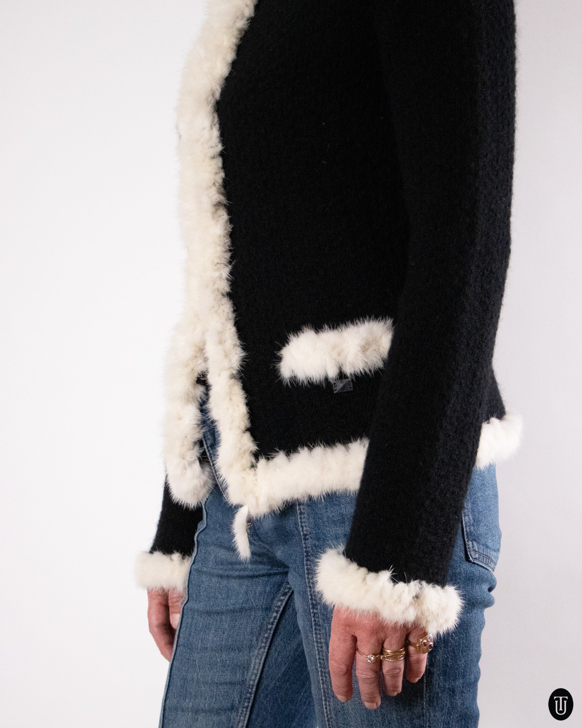 80's Chanel Wool & Mohair Cardigan M