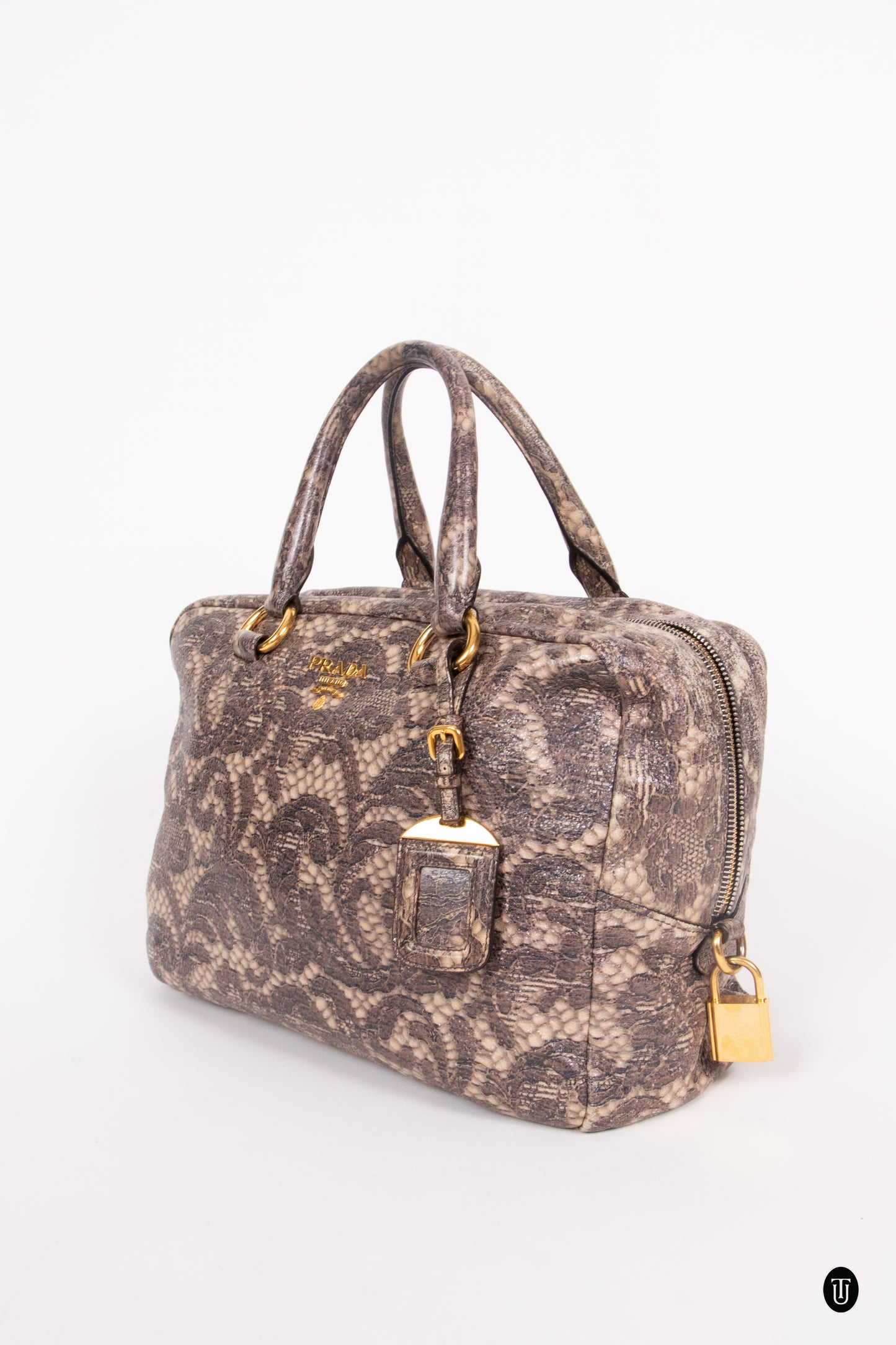 00's Prada Talco Bowling Bag