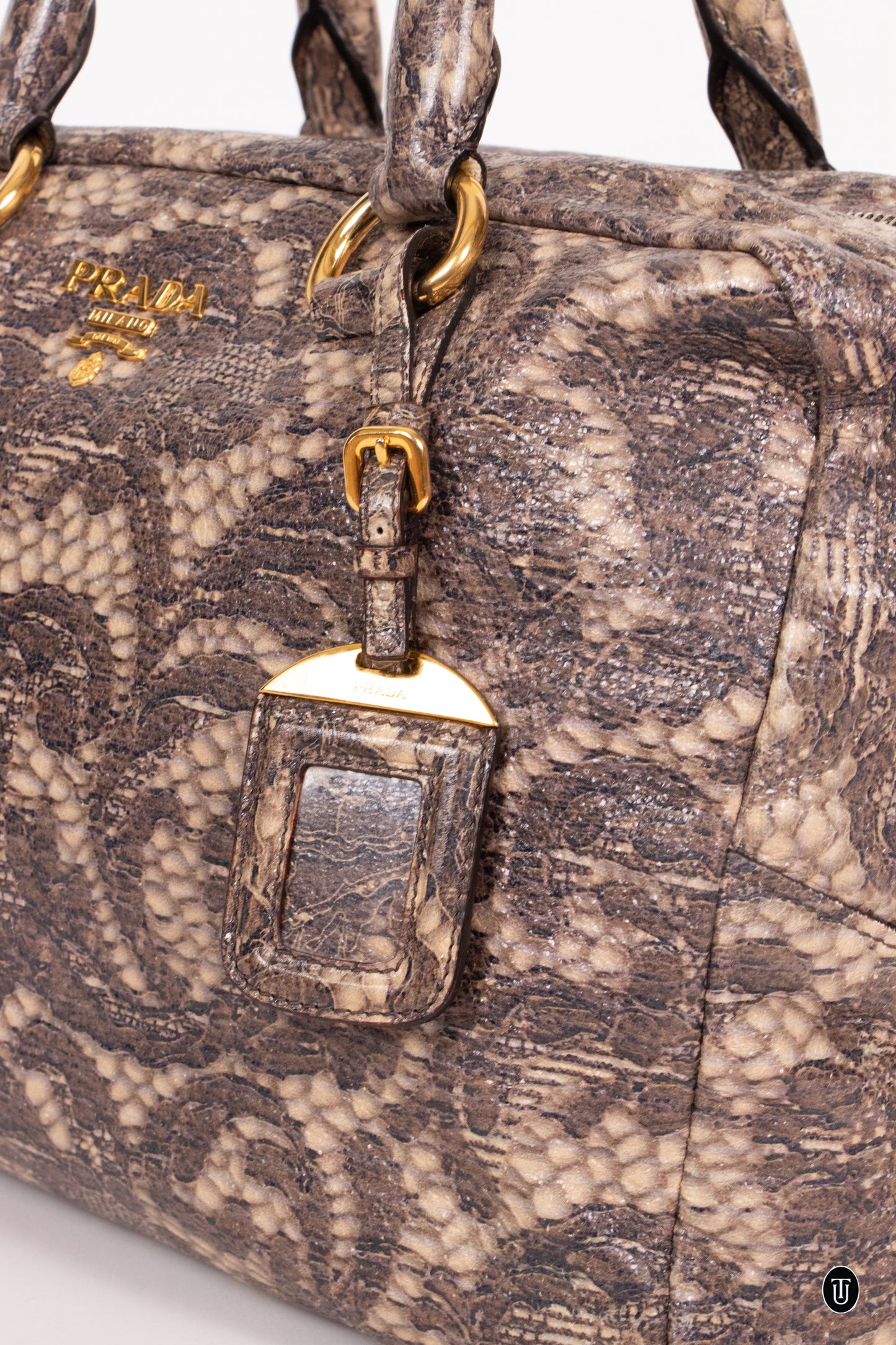 00's Prada Talco Bowling Bag