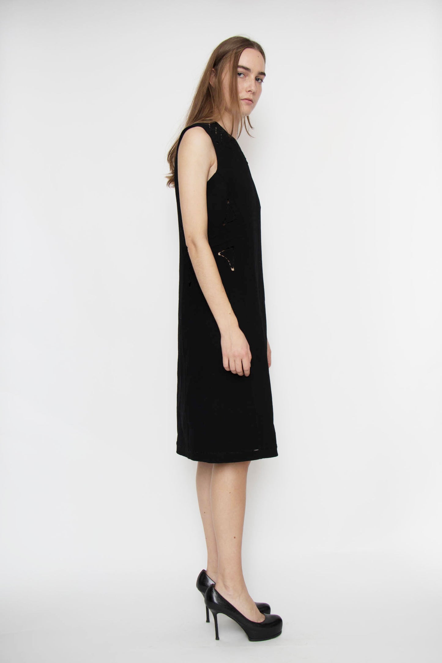 00's Chado Ralph Rucci Wool Dress XS