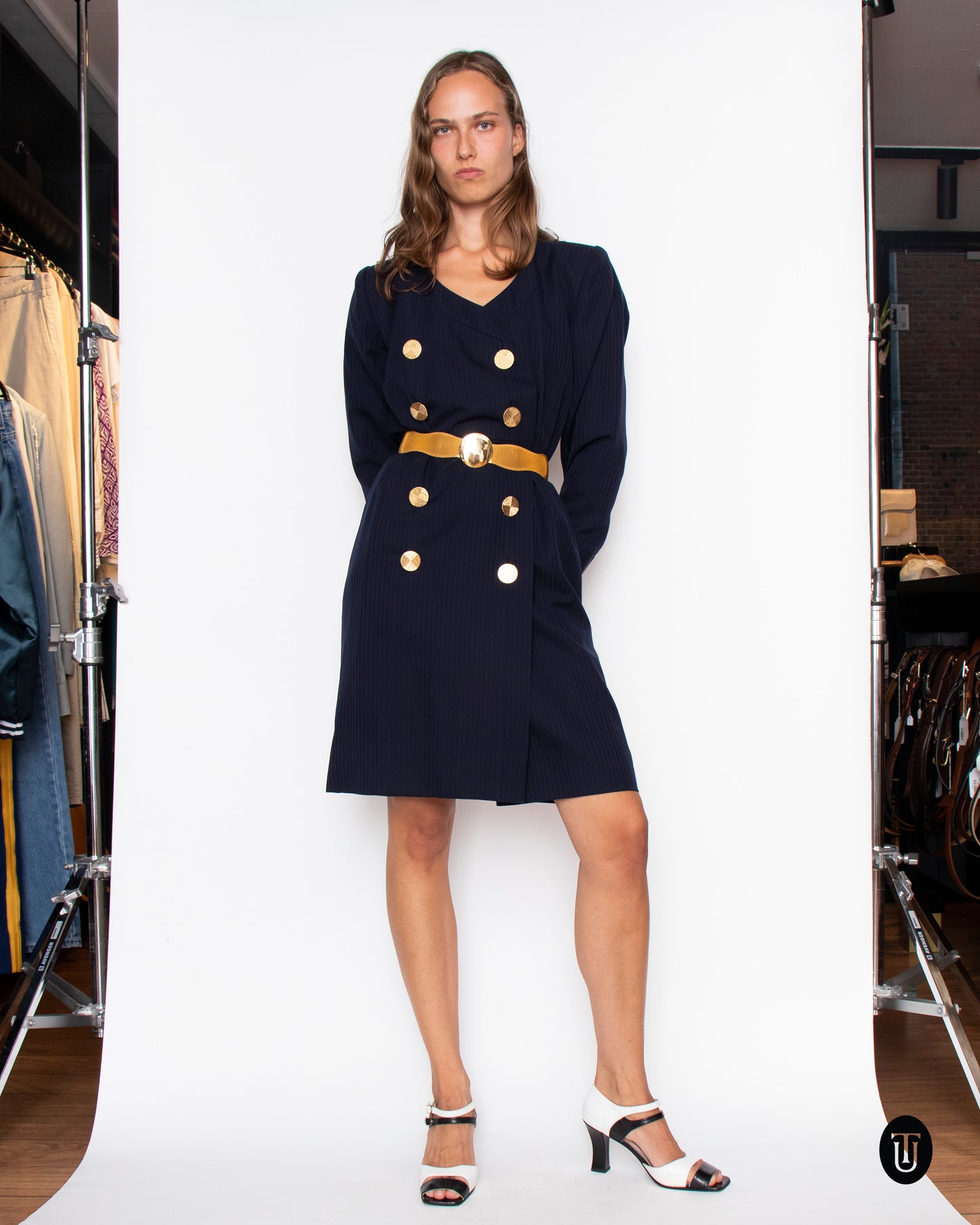 80's Yves Saint Laurent Rive Gauche Short Dress S