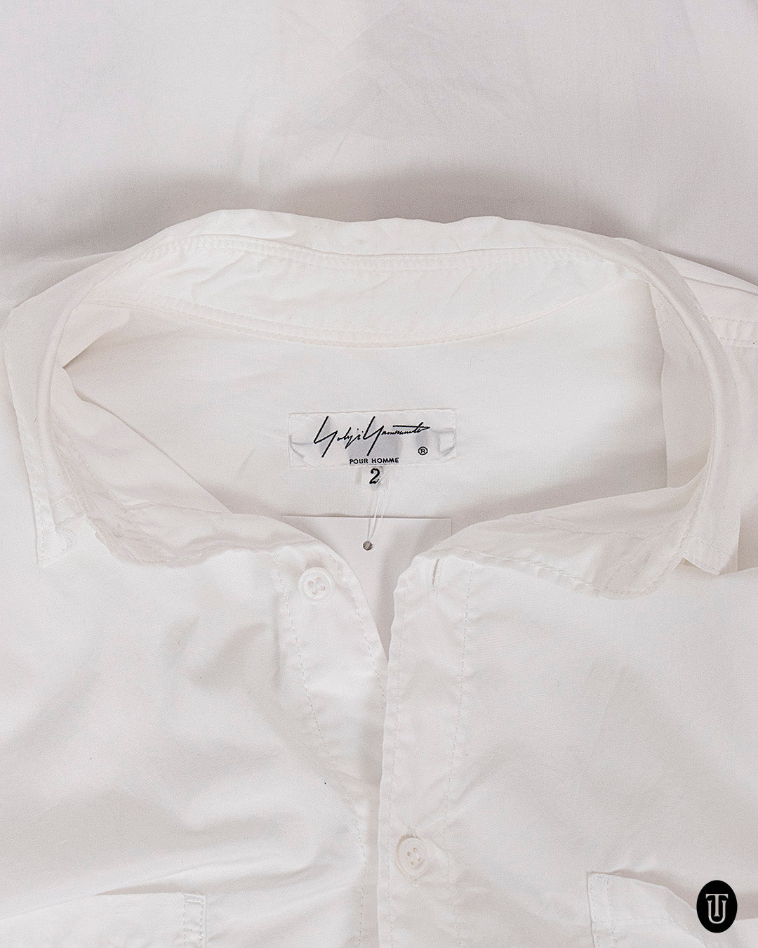 Vintage Yohji Yamamoto White Cotton Shirt M