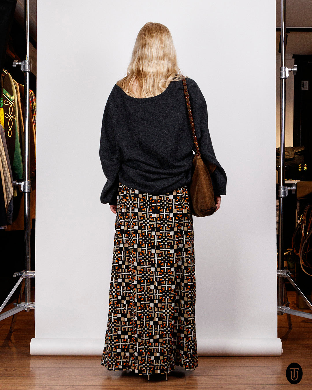 Late 1960s Ungaro Maxi Skirt S