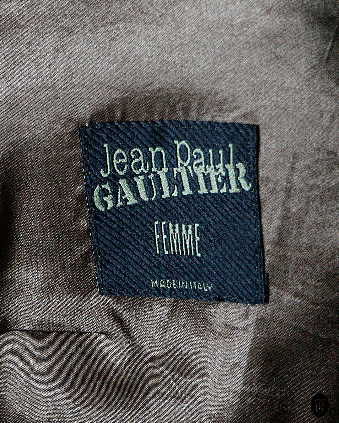 A 90s Jean Paul Gaultier Femme silver blazer S