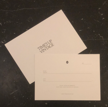 Time's Up Gift Card